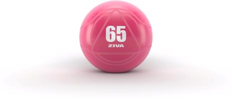 ZIVA Gimnasztikai labda 65 cm, rózsaszín